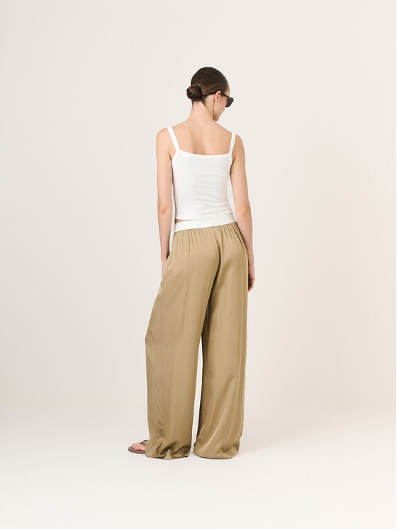 La Mania La Mania Pantalone da abito JERRY Beige Classic Fit