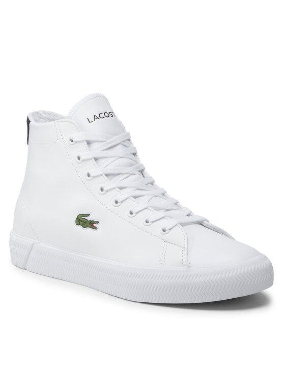 lacoste white high tops