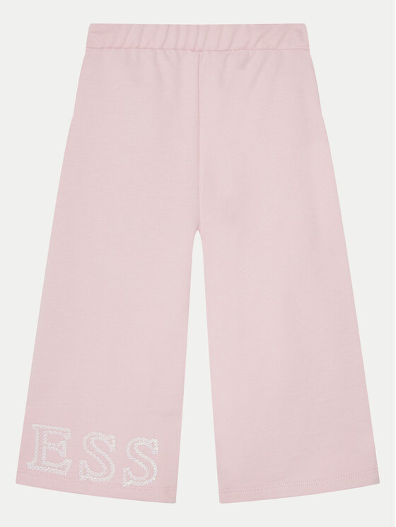 Guess Guess Spodnie dresowe K5RQ11 KA6R4 Różowy Regular Fit