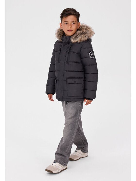 minoti minoti Kurtka zimowa 33COAT506 Szary ciemny Regular Fit