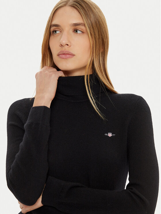 Gant Gant Dolčevita 4805263 Crna Regular Fit