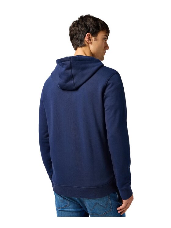 Wrangler Wrangler Bluza 112362887 Granatowy Regular Fit