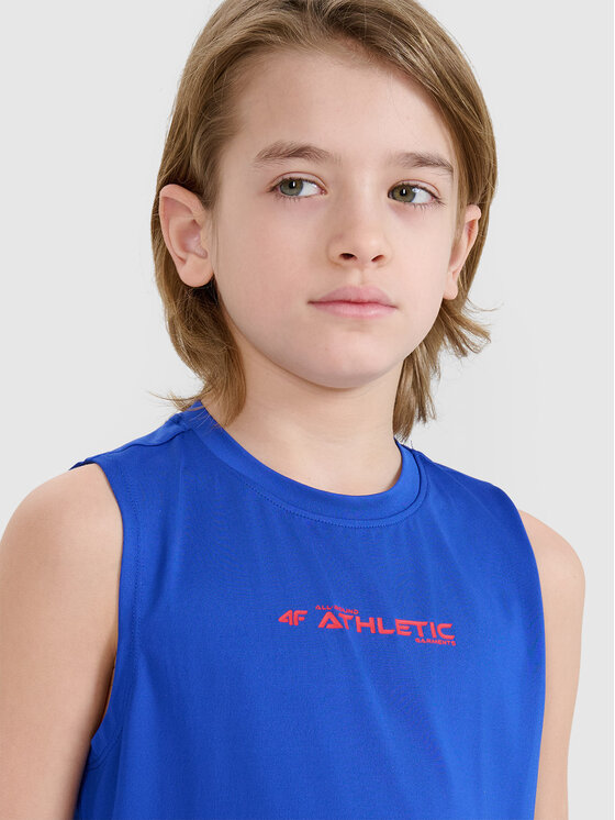 4F 4F Tank top GOOD ENERGY FLOW Niebieski Regular Fit