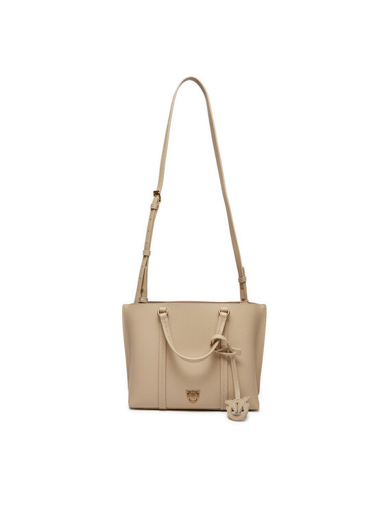 PINKO Pinko Τσάντα Carrie Shopper Classic AI 24-25 PLTT 102833 A1LF Μπεζ