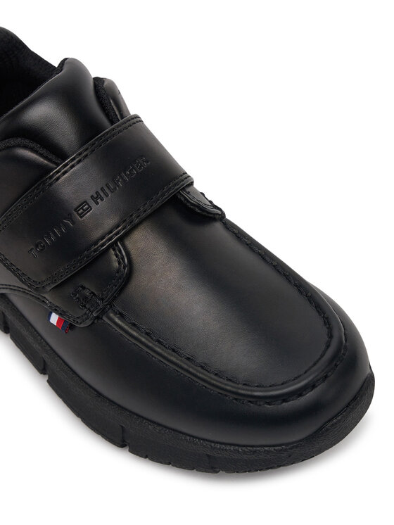 Tommy Hilfiger Tommy Hilfiger Polobotky Low Cut Velcro Shoe T3B4-33176-1355 M Černá