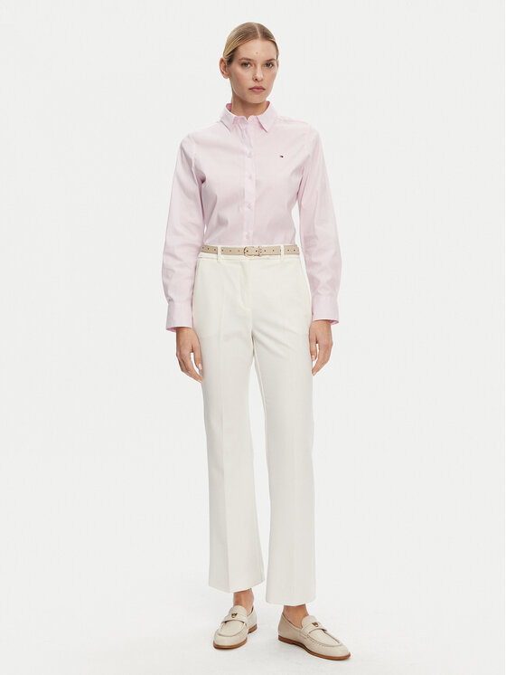 Tommy Hilfiger Tommy Hilfiger Hemd WW0WW44084 Rosa Regular Fit