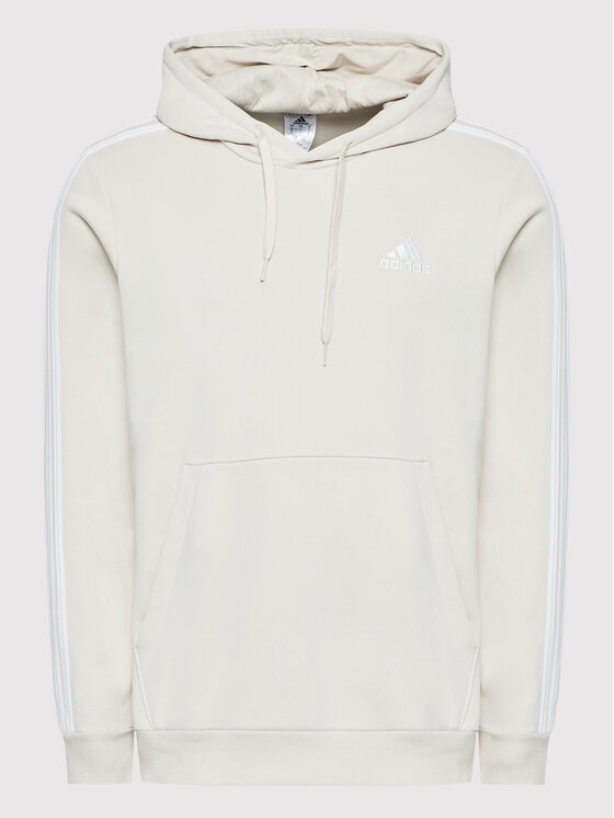 adidas adidas Суитшърт Essentials Fleece 3-Stripes HL2265 Бежов Regular Fit