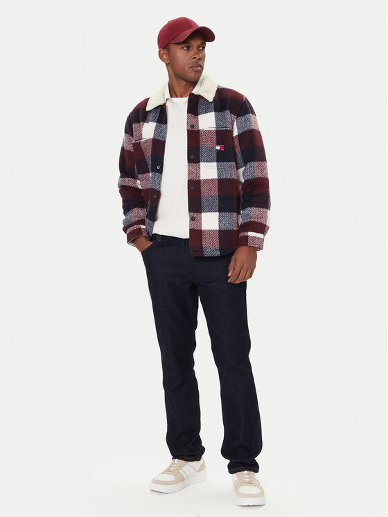 Tommy Jeans Tommy Jeans Demisezoninė striukė Check Teddy DM0DM22010 Spalvota Regular Fit