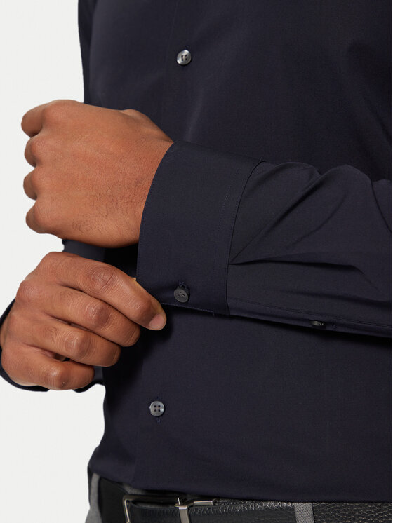 Calvin Klein Calvin Klein Koszula K10K108229 Granatowy Slim Fit
