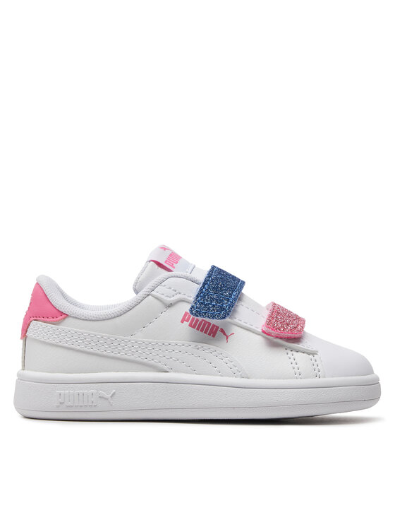 Puma Puma Sneakersy Smash 3.0 L Glitter Velcro V Inf 395610-01 Biela