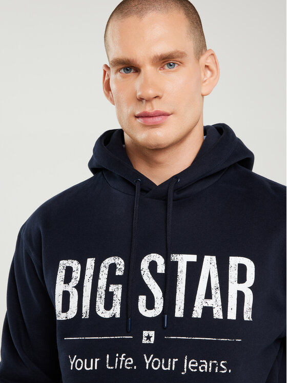 BIG STAR BIG STAR Bluza ASHLYNO Granatowy Comfort Fit