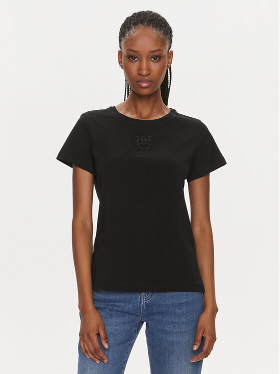 PINKO Pinko T-Shirt 100355 A1NW Schwarz Regular Fit