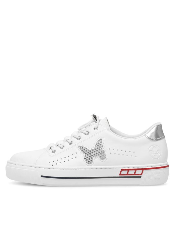 Rieker Rieker Sneakersy L8857-80 Biały