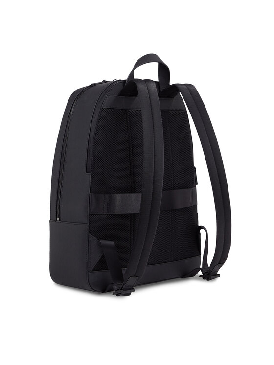 Tommy Hilfiger Tommy Hilfiger Mugursoma Th Saffiano Backpack AM0AM12213 Melns