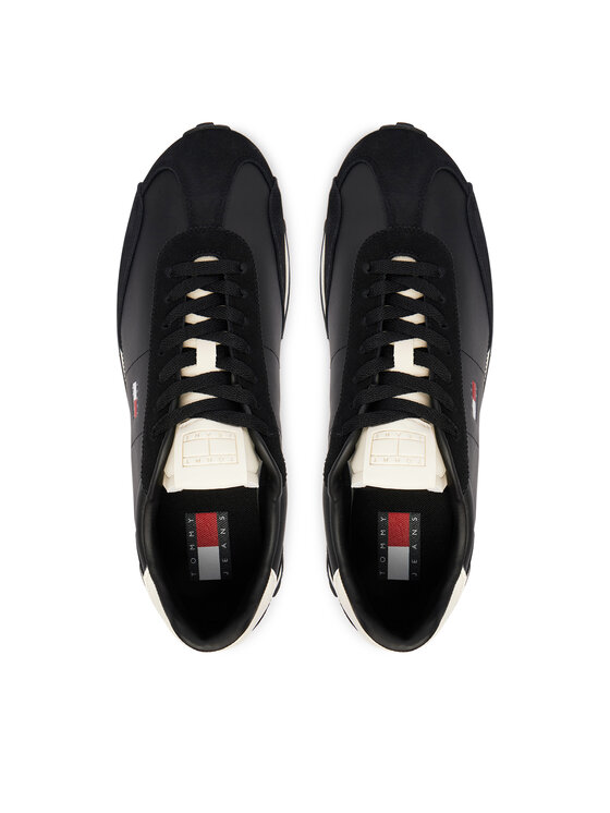 Tommy Jeans Tommy Jeans Superge Tjm Retro Runner Archive Mix Mat EM0EM01763 Črna