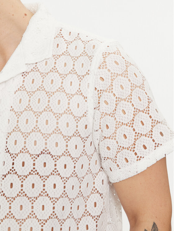 Brave Soul Brave Soul Camicia MSH-48JOSEPH Écru Straight Fit