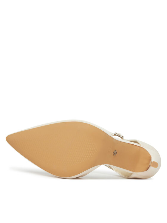 DeeZee DeeZee Pantofi cu toc subțire AJ-97503-3 Écru