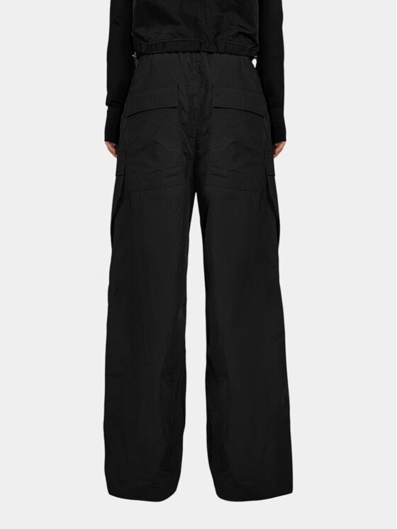 MADE BY SOCIETY MADE BY SOCIETY Spodnie materiałowe Pantaloni WIDESET - P27802 Czarny Basic Fit