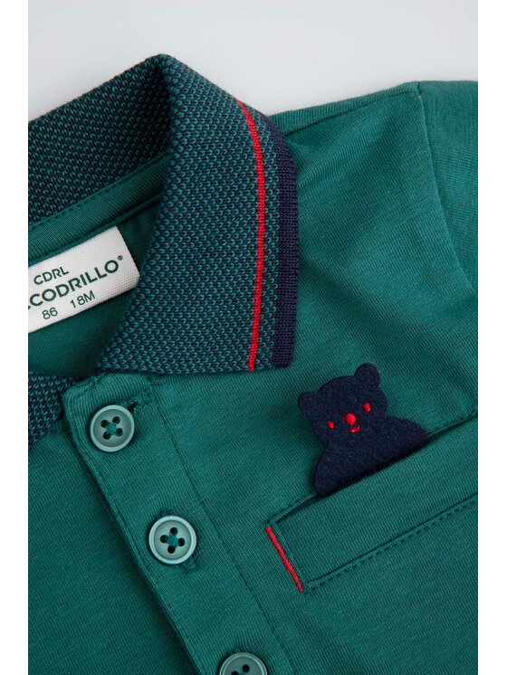 Coccodrillo Coccodrillo Dětské body ZC5112402EBB-011 Zelená Regular Fit