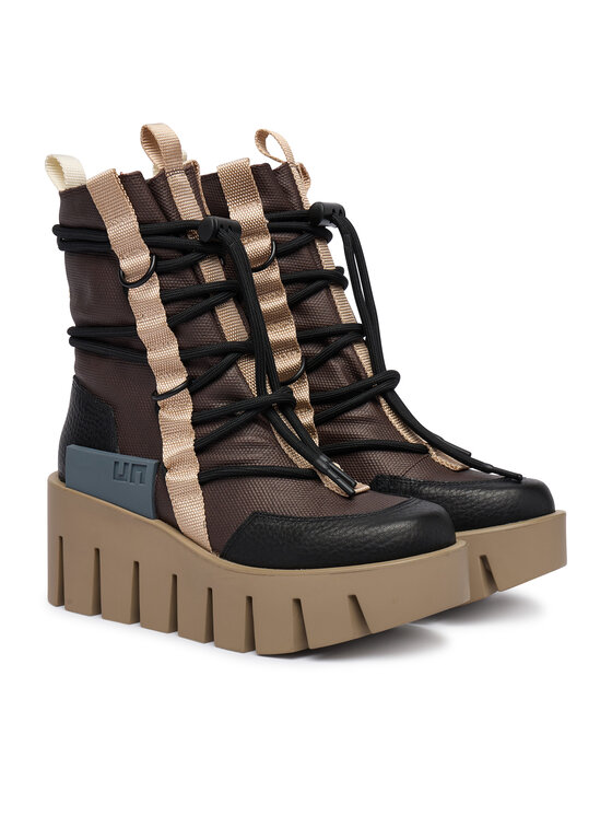 United Nude United Nude Kotníková obuv Grip Desert LO 11034161165 Tmavě hnědá
