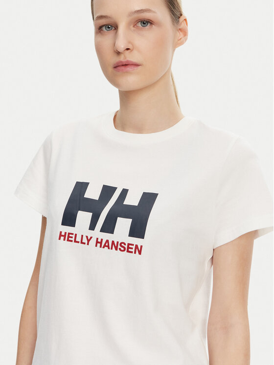 Helly Hansen Helly Hansen T-Shirt Logo 54593 Biały Regular Fit