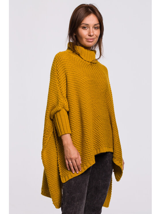Sweter, rozmiar UNI, Żółty, bk049