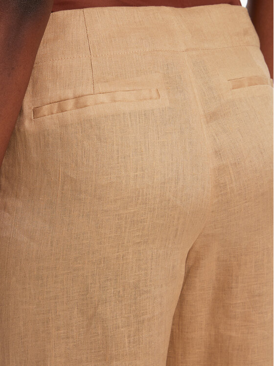 Bardot Bardot Spodnie materiałowe Balia Hipster 59854PB Beżowy Regular Fit