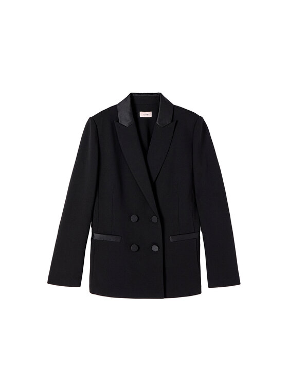 Oltre Oltre Giacca da abito Q782R104615N033 Nero Slim Fit