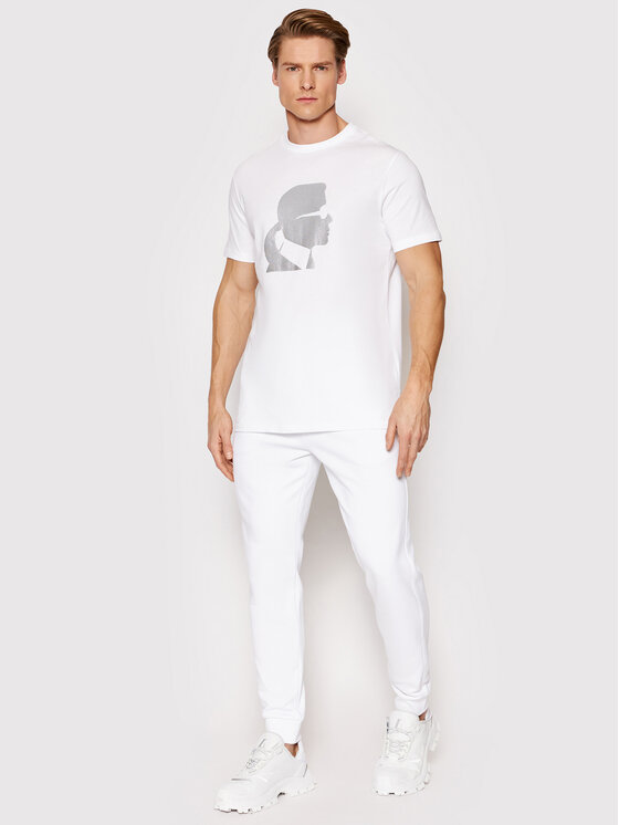Pantaloni da tuta 705408 521900 Bianco Regular Fit...