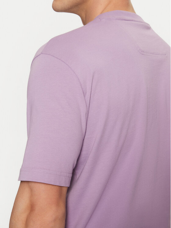 BOSS BOSS T-Shirt 50531271 Fioletowy Regular Fit