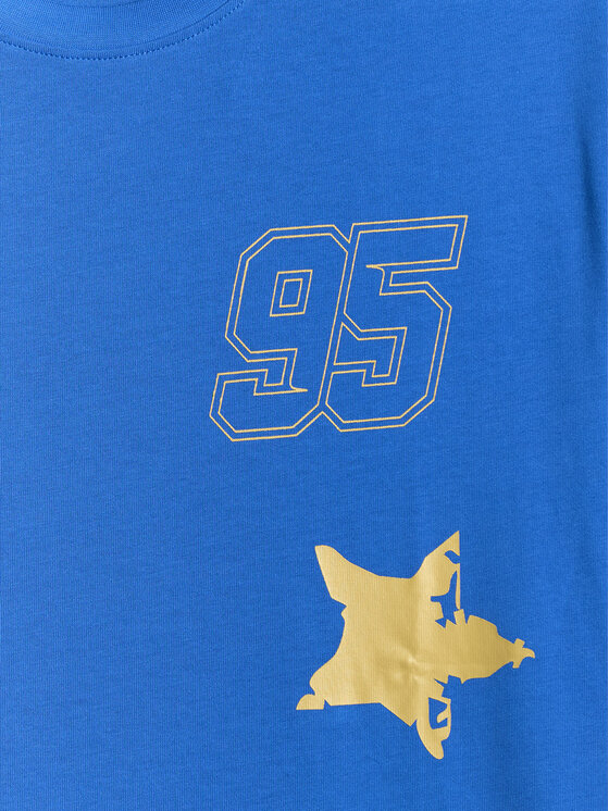 4F 4F T-Shirt MOTOSPORTS 2026 Niebieski Regular Fit