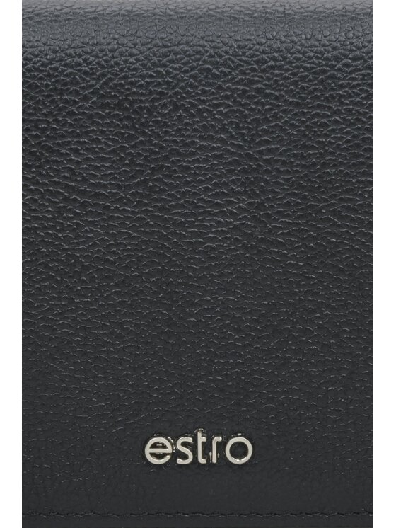 Estro Estro Μεγάλο Πορτοφόλι Ανδρικό ER00114458 Μαύρο