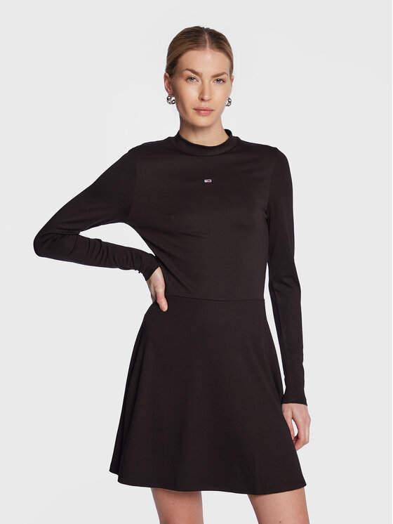 Tommy Jeans Tommy Jeans Повсякденна сукня Essential DW0DW15068 Чорний Regular Fit