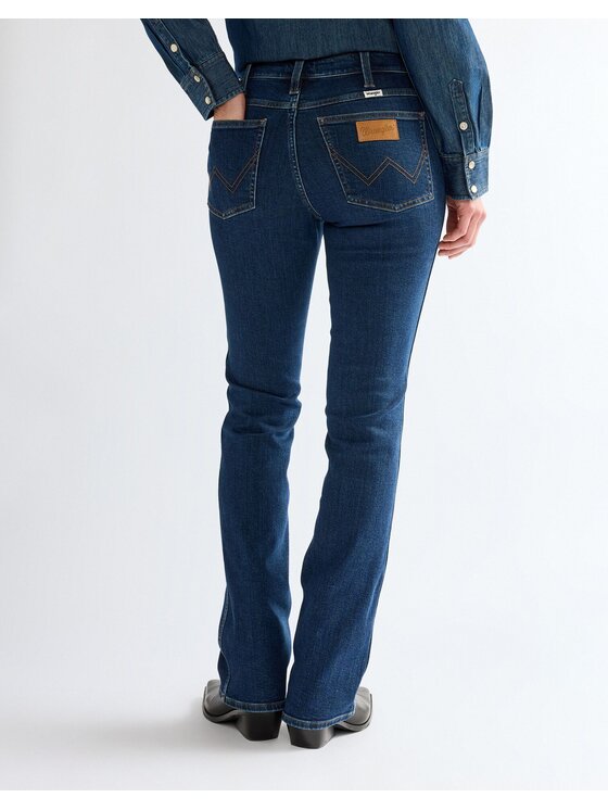 Wrangler Wrangler Jeansy BOOTCUT Niebieski Bootcut Fit
