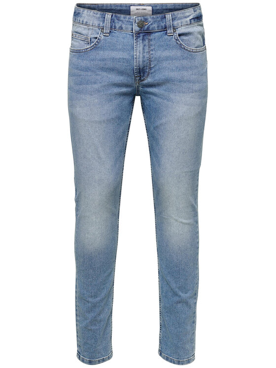 Only & Sons Only & Sons Джинси Warp 22015149 Голубий Skinny Fit