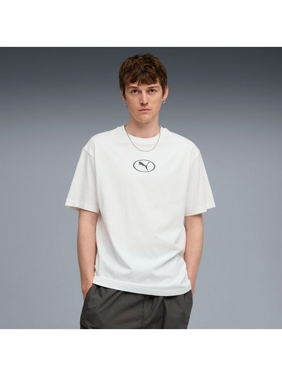 Puma Puma T-Shirt 688242 Biały Regular Fit
