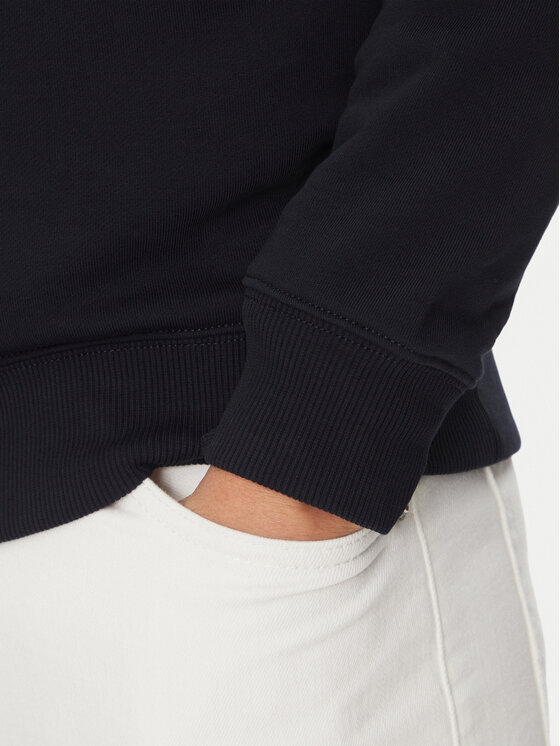 Tommy Hilfiger Tommy Hilfiger Bluza Stack MW0MW38673 Granatowy Regular Fit