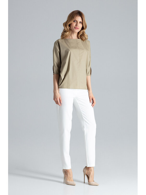 FIGL FIGL Halenka M563 Khaki Regular Fit