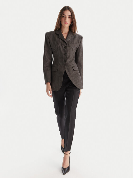 Marella Marella Chino kalhoty Margie 2523136232 Černá Slim Fit