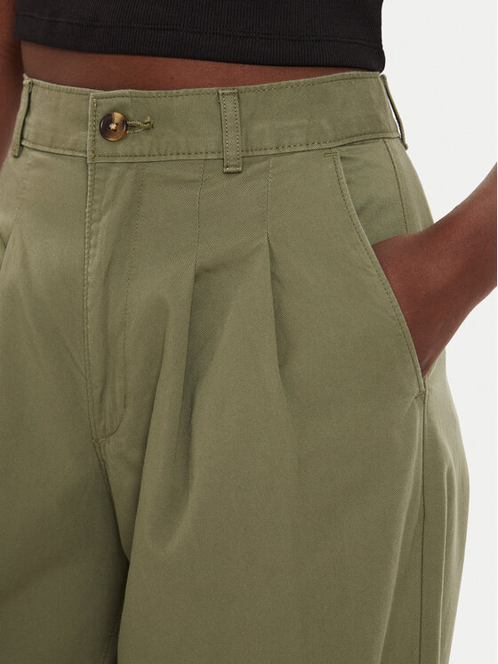 Levi's® Levi's® Kalhoty z materiálu A7535-0000 Zelená Wide Leg
