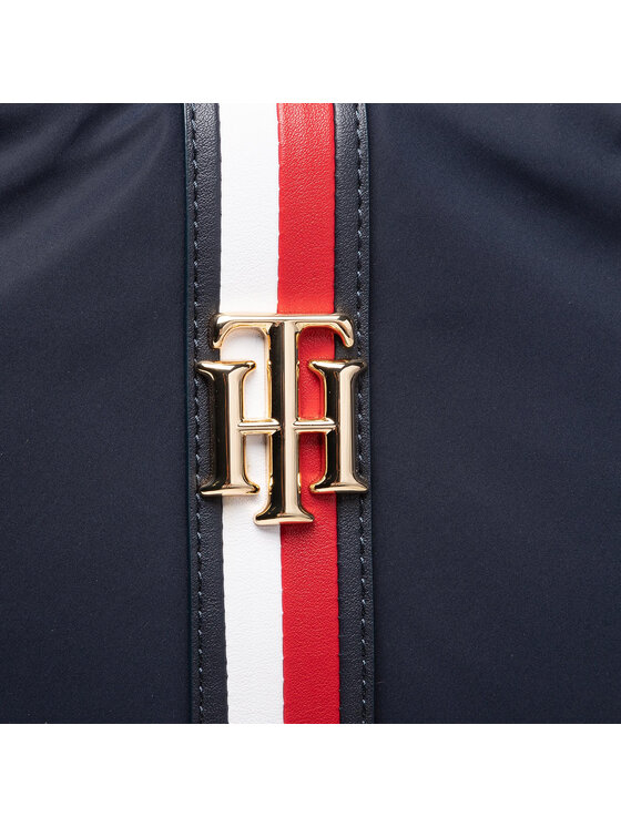 Tommy Hilfiger Tommy Hilfiger Käekott Relaxed Th Tote Cropp AW0AW10927 Tumesinine