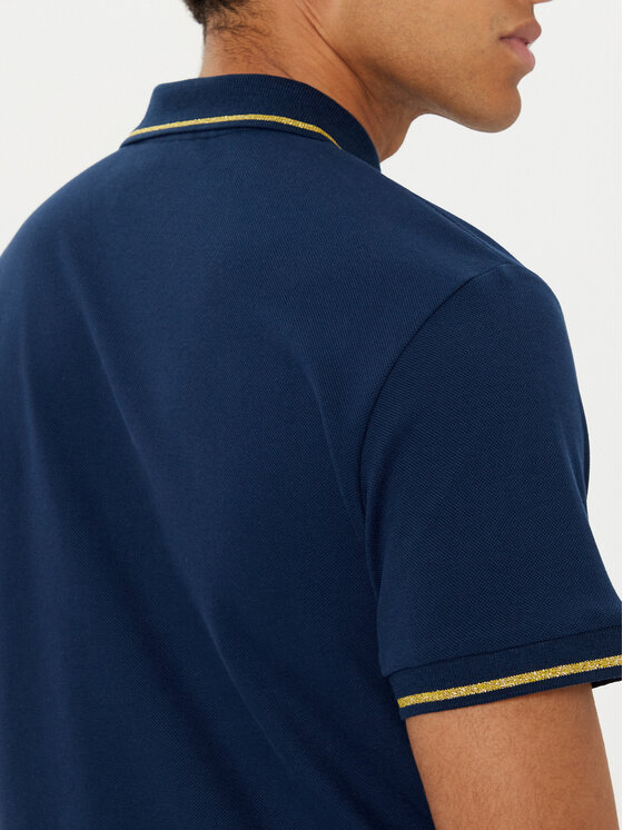 Versace Jeans Couture Versace Jeans Couture Polo 78GAGT00 Granatowy Regular Fit
