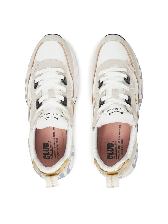 Voile Blanche Voile Blanche Sneakersy Club105 0012017475.08.1N03 Biały