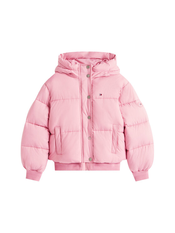 Tommy Hilfiger Tommy Hilfiger Žieminė striukė KG0KG08861 S Rožinė Regular Fit