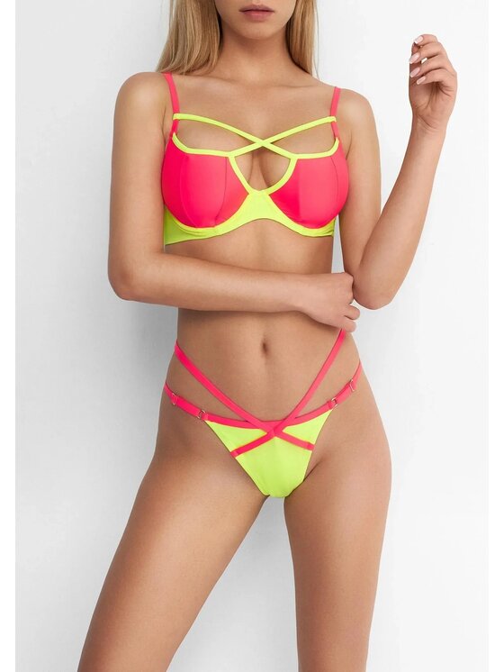 Poupée Marilyn Poupée Marilyn Dół od bikini Tropical Peach 2 Pomarańczowy
