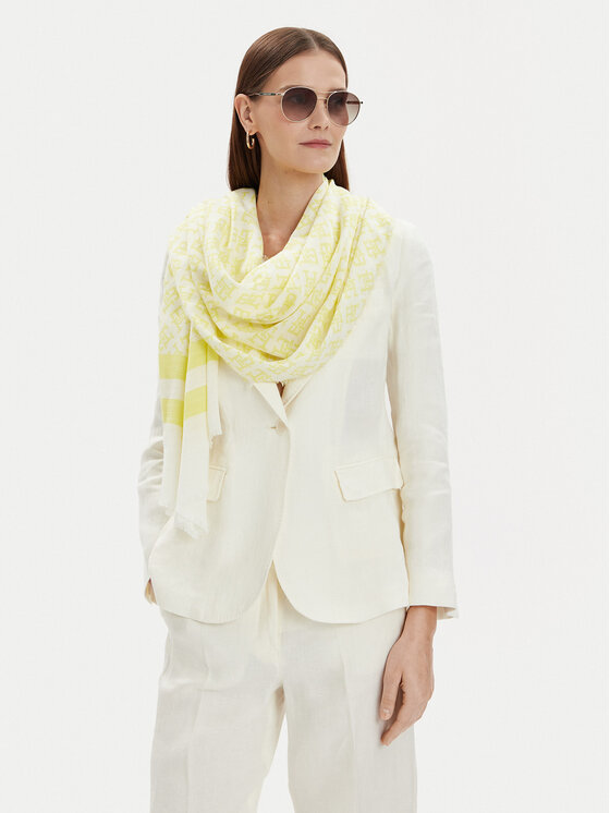 Tommy Hilfiger Tommy Hilfiger Fular Beach Summer Mono Scarf AW0AW16030 Galben