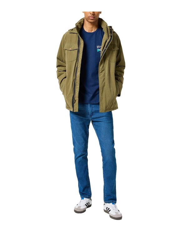 Wrangler Wrangler Giubbotto invernale 112357267 Verde Regular Fit