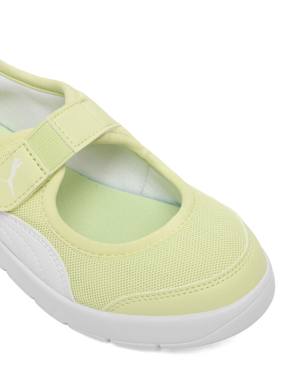 Puma Puma Baleriny Courtflex v3 Lina V PS 400578 06 Żółty