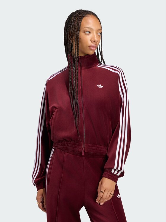 adidas adidas Top 172250 Czerwony ciemny Oversize