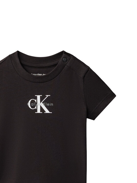 Calvin Klein Jeans Calvin Klein Jeans Komplet t-shirt i spodenki LVCKSJI09B Czarny Regular Fit